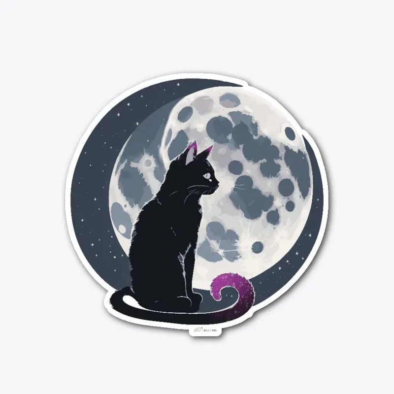 Cat and the Moon